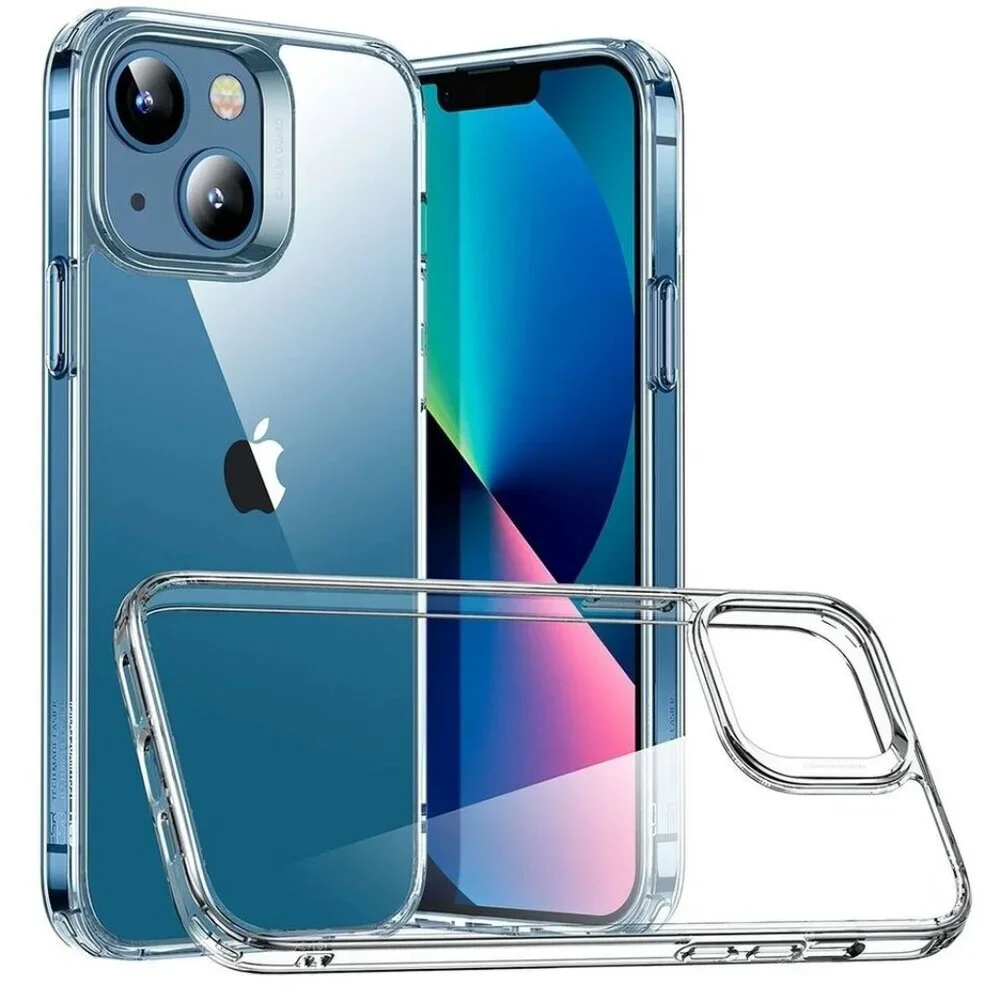 iPhone 13 Pro Crystal Clear Case Bundle - Includes 2x Tempered Glass Protectors